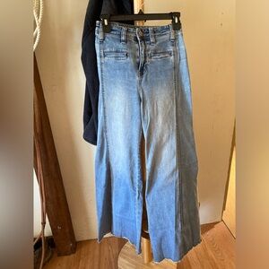 Rock and roll denim wide leg